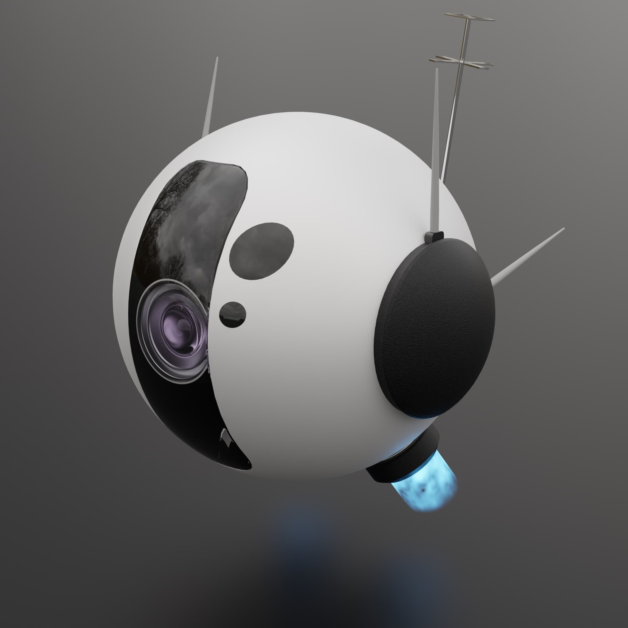 Modelling challenge of a spherical robot.